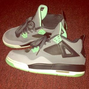 Green Glow 4s Jordans